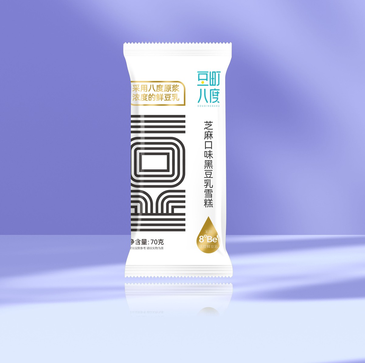 芝麻口味黑豆乳雪糕